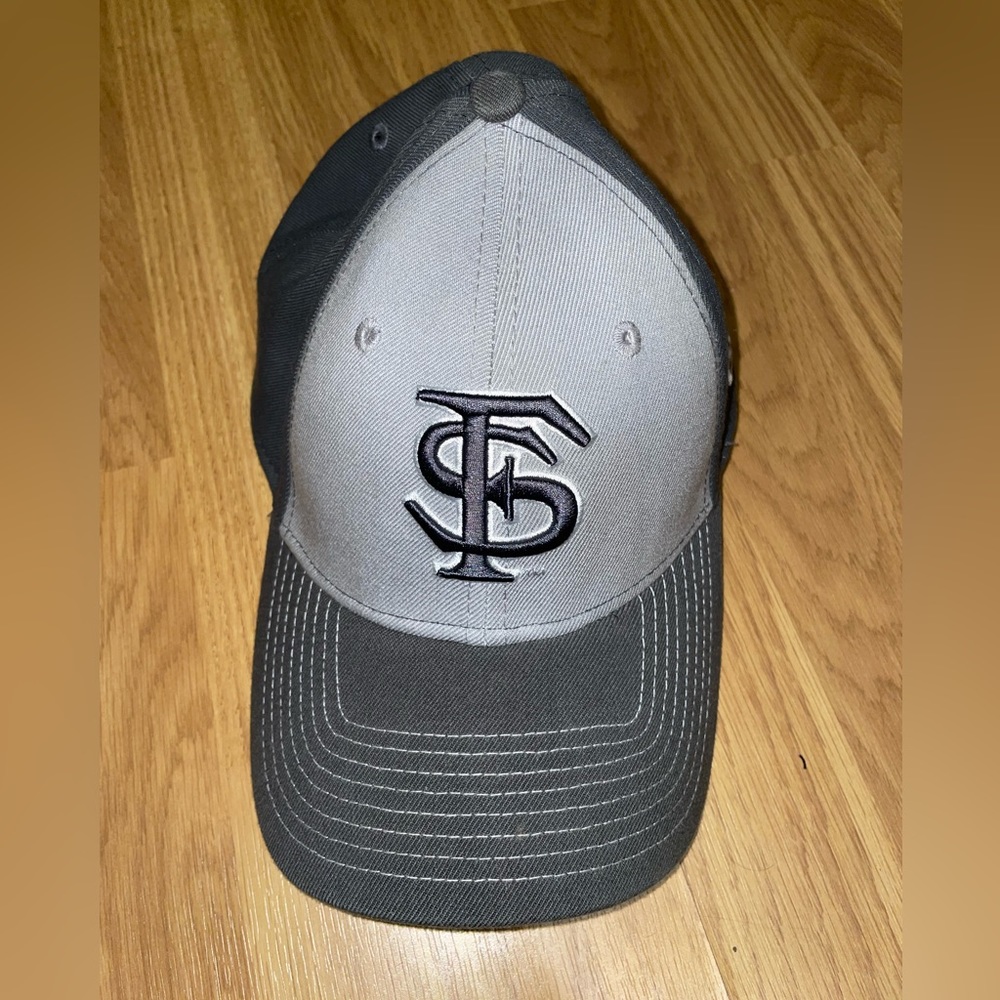 New Era 39Thirty Florida State Seminoles Gray Fitted Hat Cap Size Small-Medium